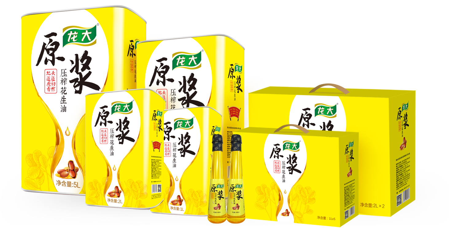 龙大原浆压榨花生油