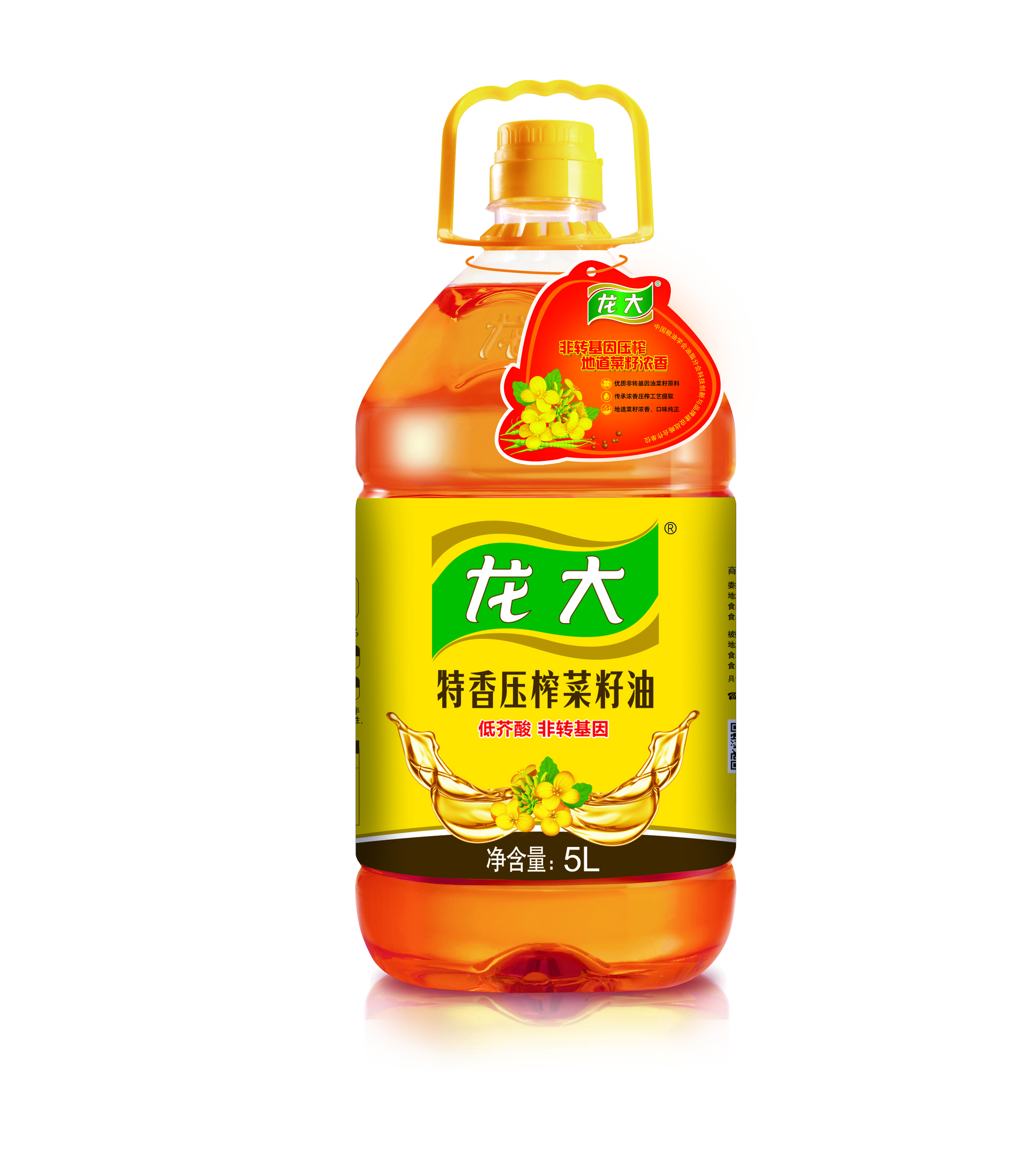 龙大特香压榨菜籽油